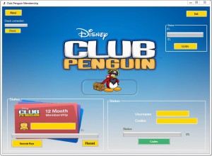Club Penguin Membership Code Generateur